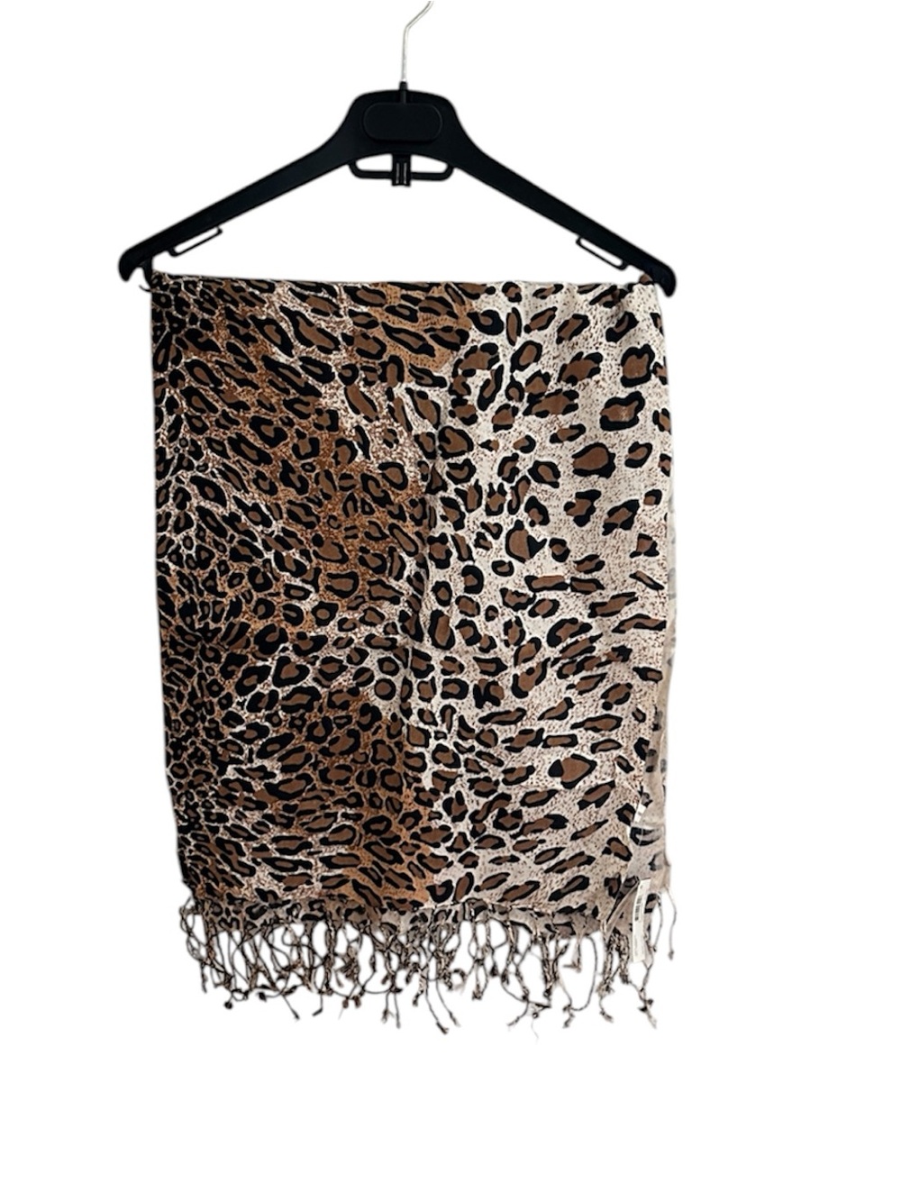 Bijoux Terner Leopard Print Scarf - Brown, Black, Cream